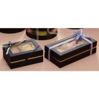 マカロン用 窓付コンビA 6ヶ用（1セット100個入）|マカロン用ギフト箱|お菓子用ギフト箱