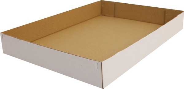 スーツ・洋服1着用【かぶせ式】 白ダンボール 530×380×70 （1セット