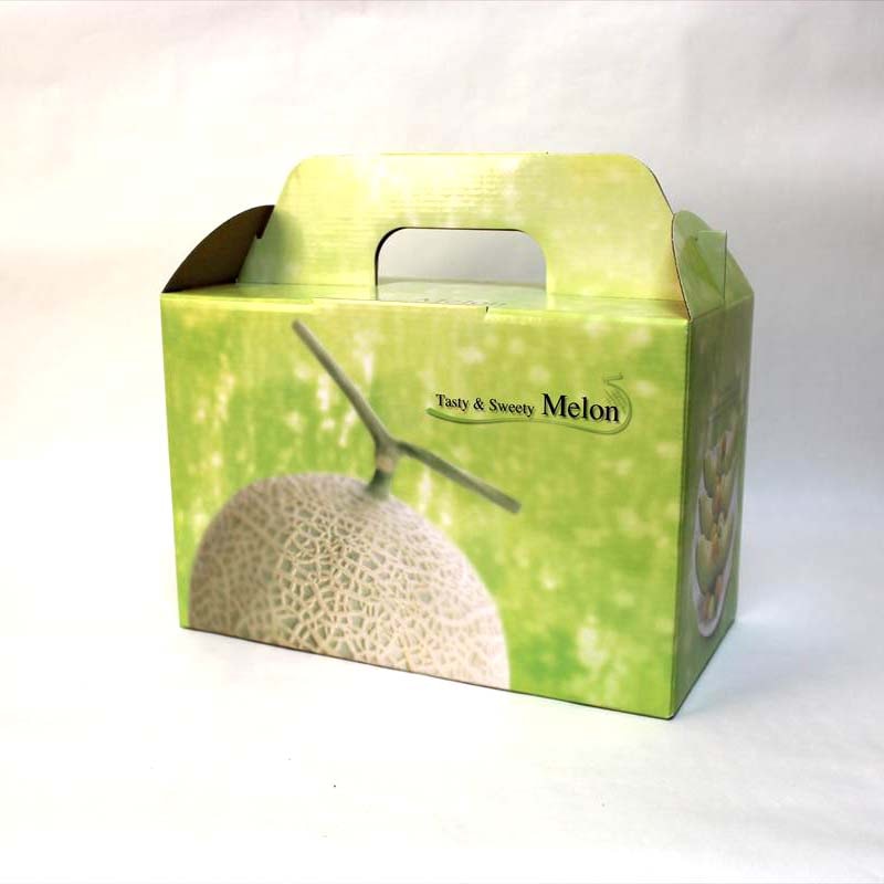 果物用ギフト箱 ベルデメロン【大】2個用（1セット80枚入） | 果物用