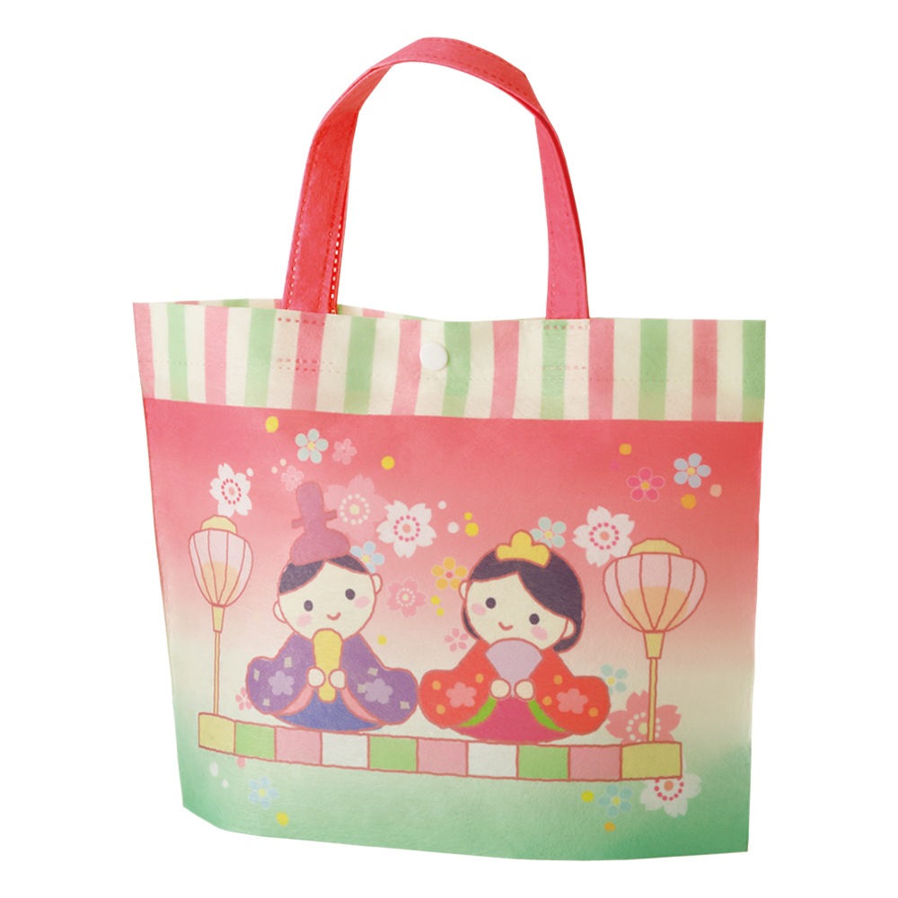 シンプルトート ミニ ひなまつり柄FP（1セット20枚入～） | 不織布