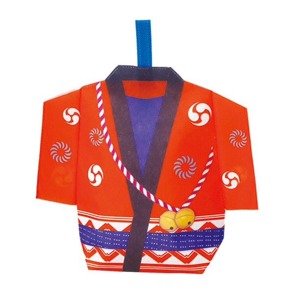 スリットタイプはっぴ 赤FP(1セット20枚入~) | 不織布製品 スリットタイプはっぴ 赤FP(1セット20枚入~) | 不織布製品