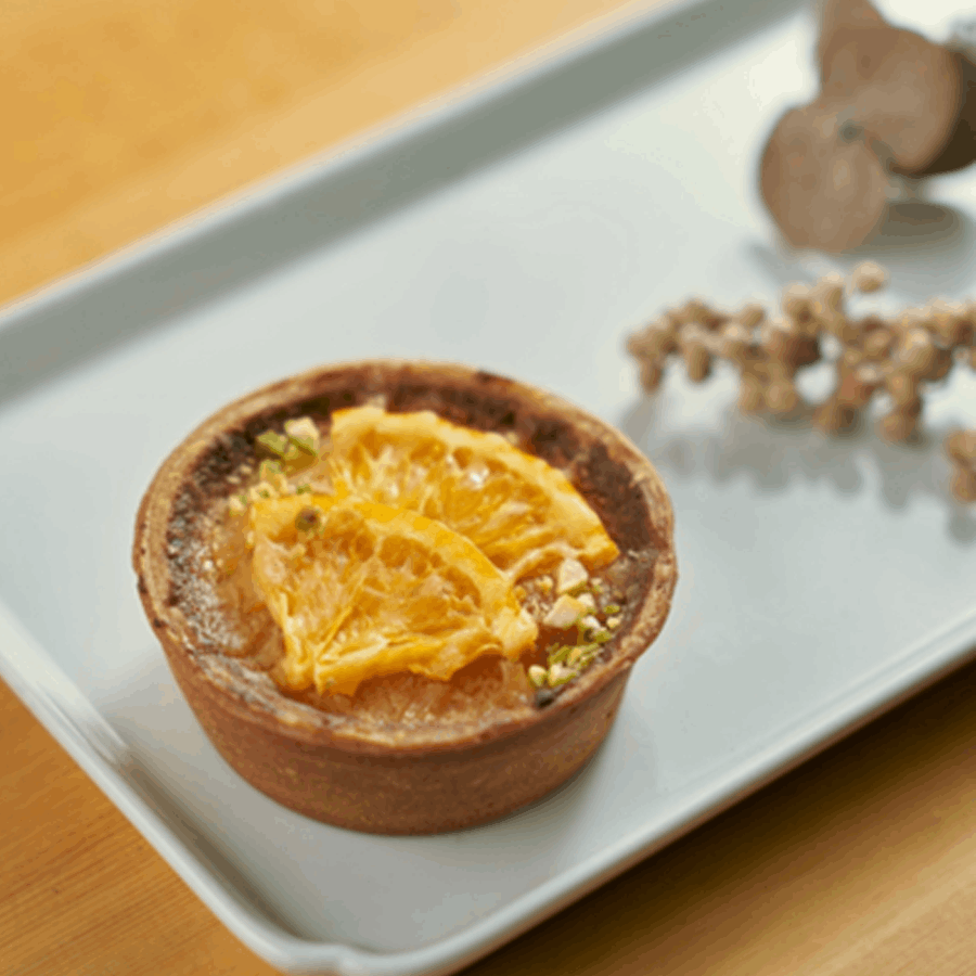 【ウチルカ】焼きタルト（オレンジピスタチオ）