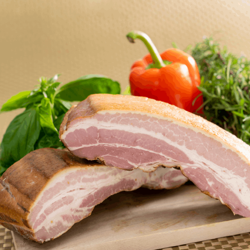 【横浜ベーコン】《ギフトボックス付き》ブロック300g×2個【化学調味料不使用】