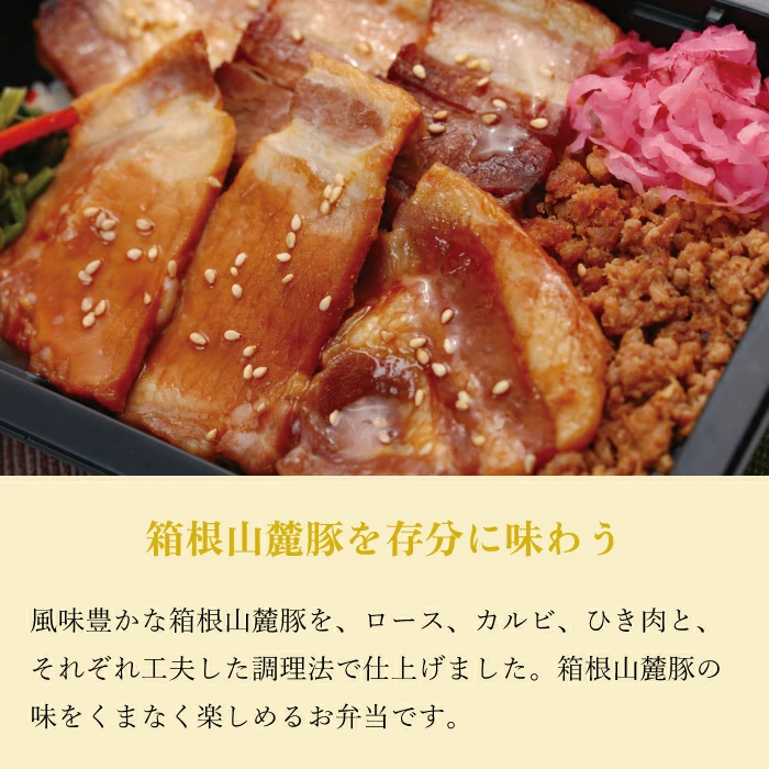 【東華軒】箱根山麓豚弁当　カルビ＆ロース