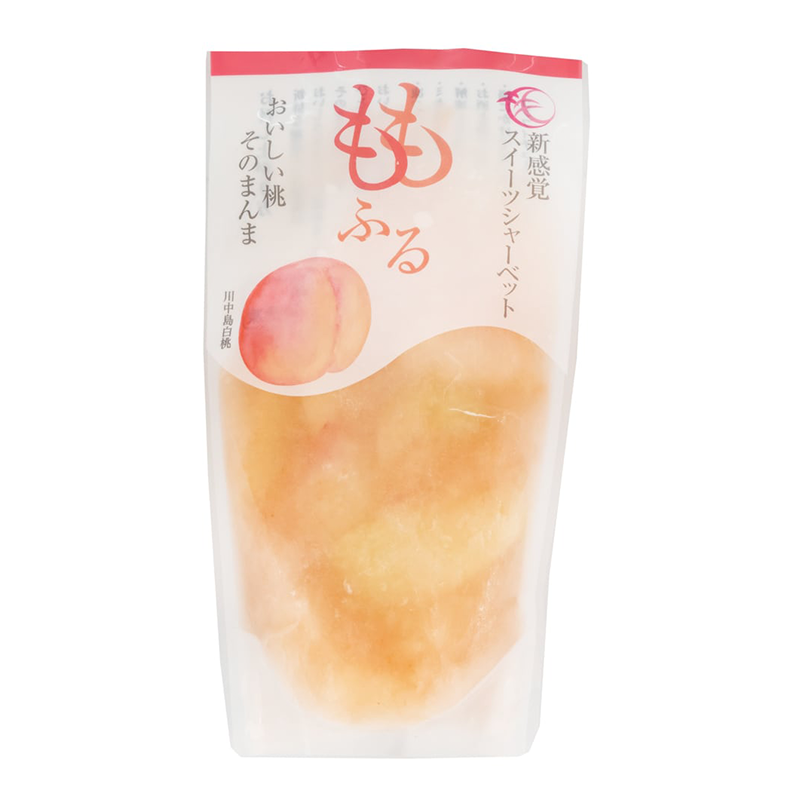 新感覚ももシャーベット ももふる 120g(選べる5品種)