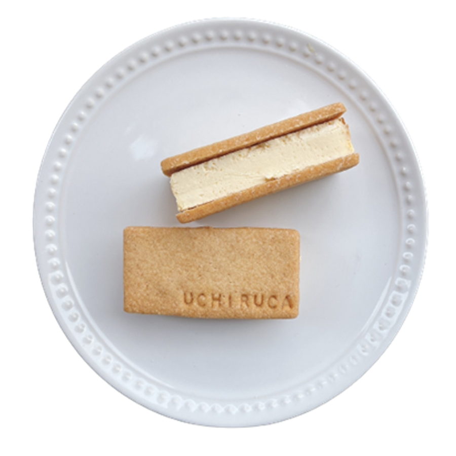 【ウチルカ】アイスチーズケーキサンド（プレーン）