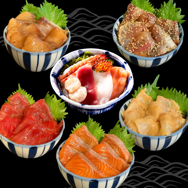 【ふじ丸水産】選べる6種 漬け丼の具