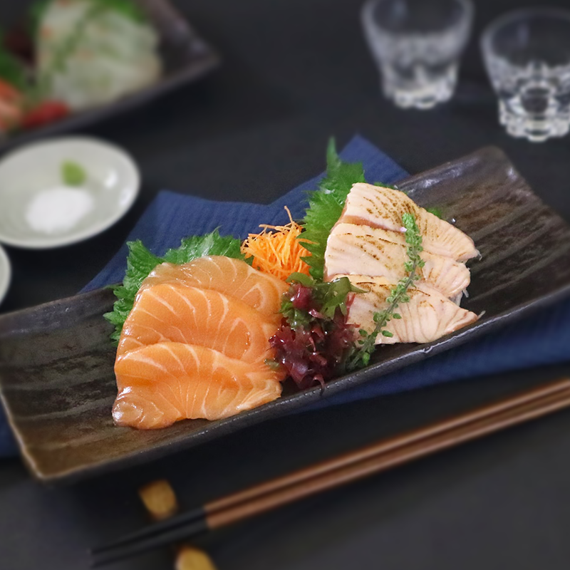 東信水産】サーモン食べ比べセット(サーモン、炙りサーモン)