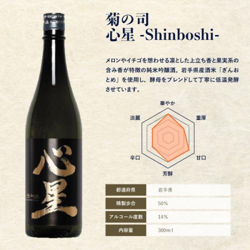 【菊の司酒造】菊の司　心星- shinboshi- 純米大吟醸300ml