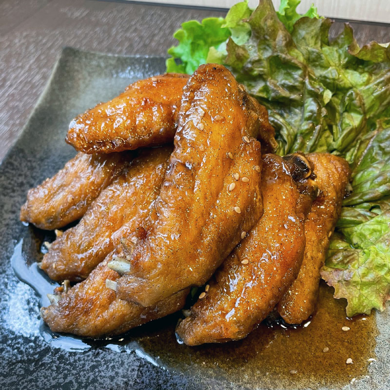 【旨たれジューシー】国産 味付き手羽先揚げ 300g (8~12本)