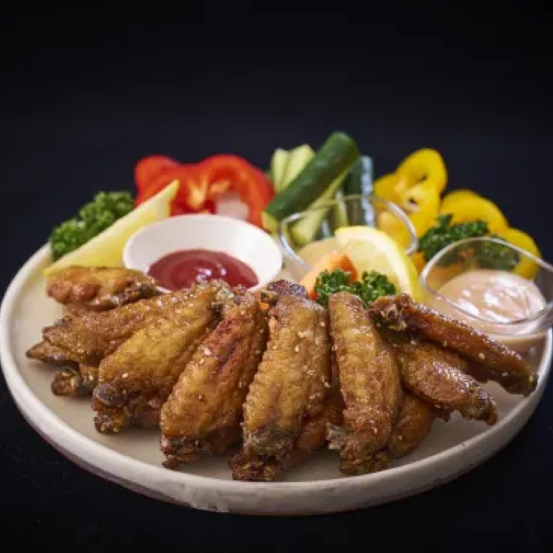 【旨たれジューシー】国産 味付き手羽先揚げ 300g (8~12本)