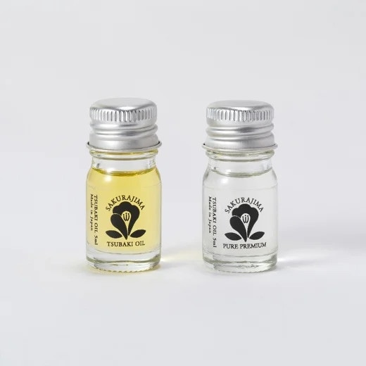 SAKURAJIMA TSUBAKI / 2種の椿油トライアルセット 各5ml【※使用
