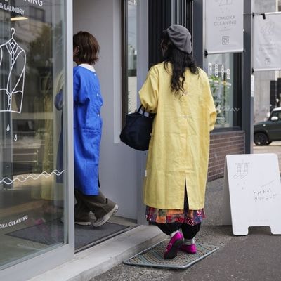 とみおかクリーニング / 割烹着 〜 KAJIFUKU 第三弾 / ふわっとリネン