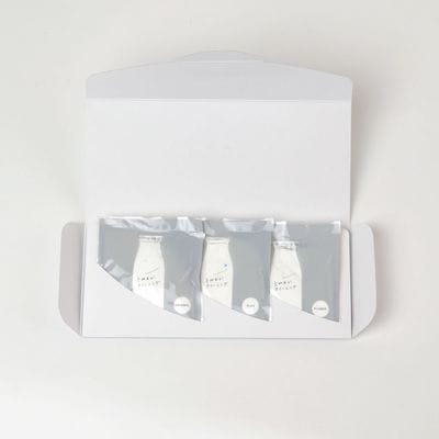 とみおかクリーニングの粉末洗濯洗剤 小分け3きょうだい