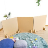 punnyほいく　パーテーション【無地】 3枚セット