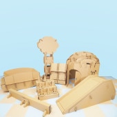 punnyほいく　ダンボールランド7点セット