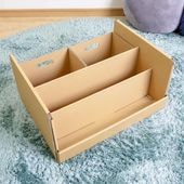 punnyほいく　絵本ラックL　収納ボックス付