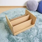 punnyほいく　絵本ラックL　両側収納