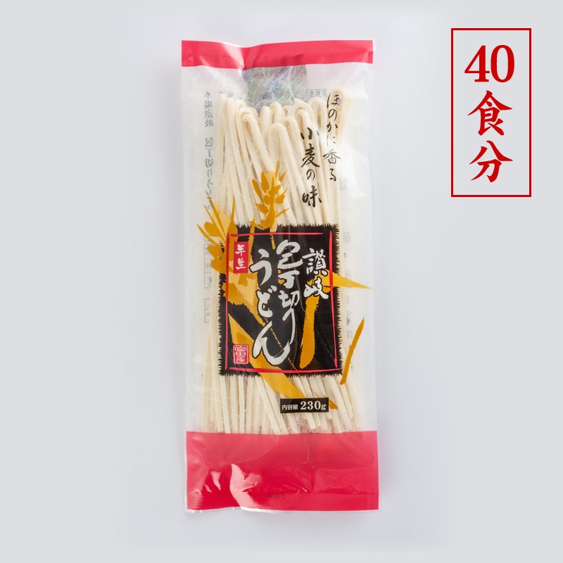 讃岐うどん「生麺」20袋、麺つゆ40袋セット