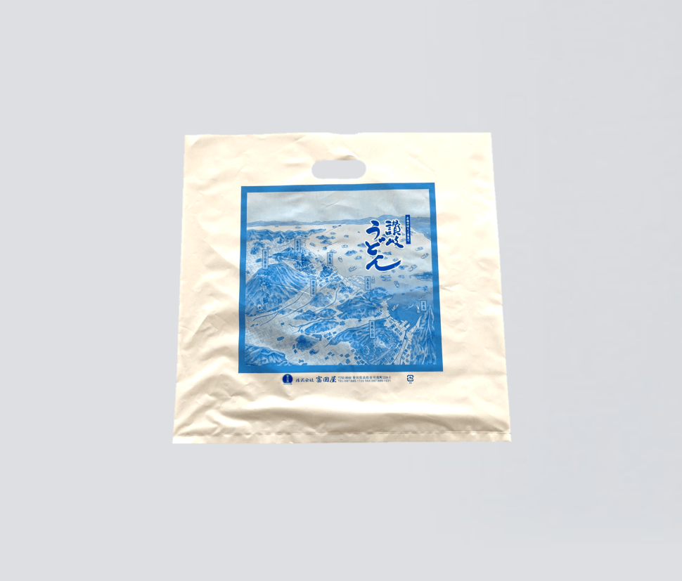 手さげ袋【ビニール小】 | 手さげ袋 | さぬきうどん本舗 株式会社富田屋