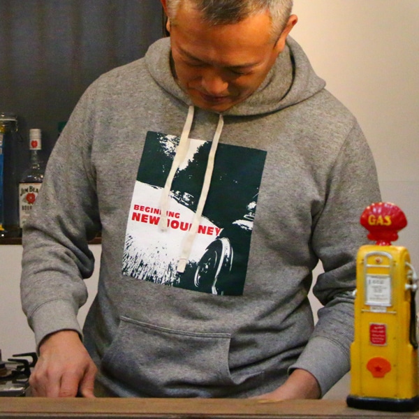 クラシックミニ ツーリングパーカー「New Journey パーカー」(グレー)