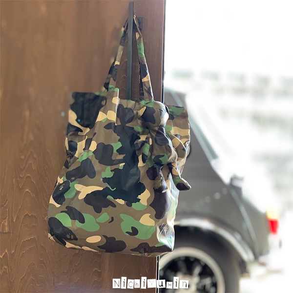 エコバッグ（折りたたみ）-クラシックミニの相棒に「クマのPaul 折りたたみエコバッグ」