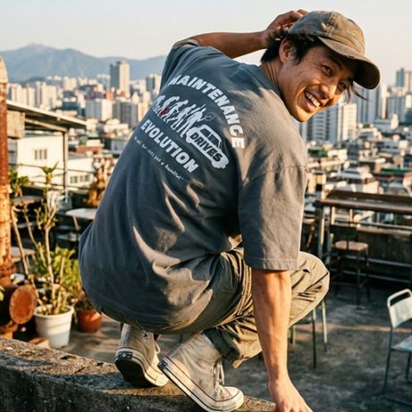 MINI MAINTENANCE ビッグシルエットTシャツ