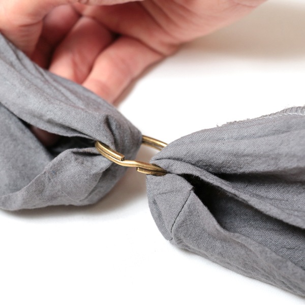 エコバッグ(折りたたみ)-おしゃれで人気の手染めエコバッグ「Vicky & Mini BAG」(Tweed Grey)