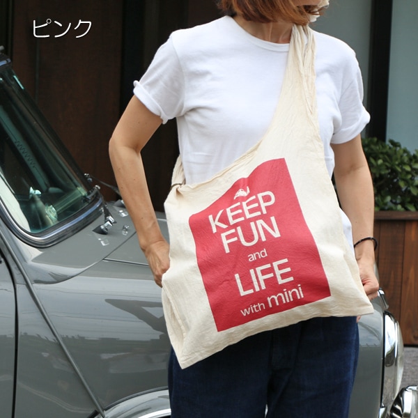クラシックミニのある暮らしを「KEEP FUN & LIFE with mini 2wayバッグ」