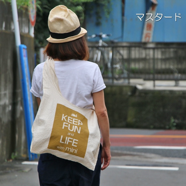 クラシックミニのある暮らしを「KEEP FUN & LIFE with mini 2wayバッグ」