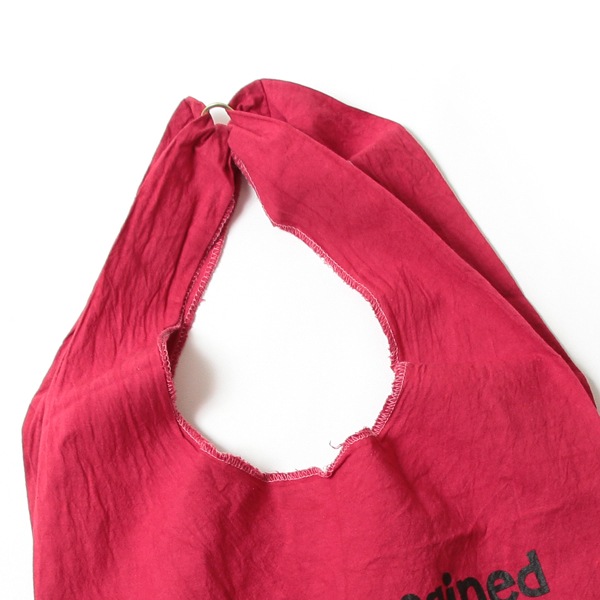 エコバッグ(折りたたみ)-おしゃれで人気の手染めエコバッグ「Vicky & Mini BAG」(Colorad Red)