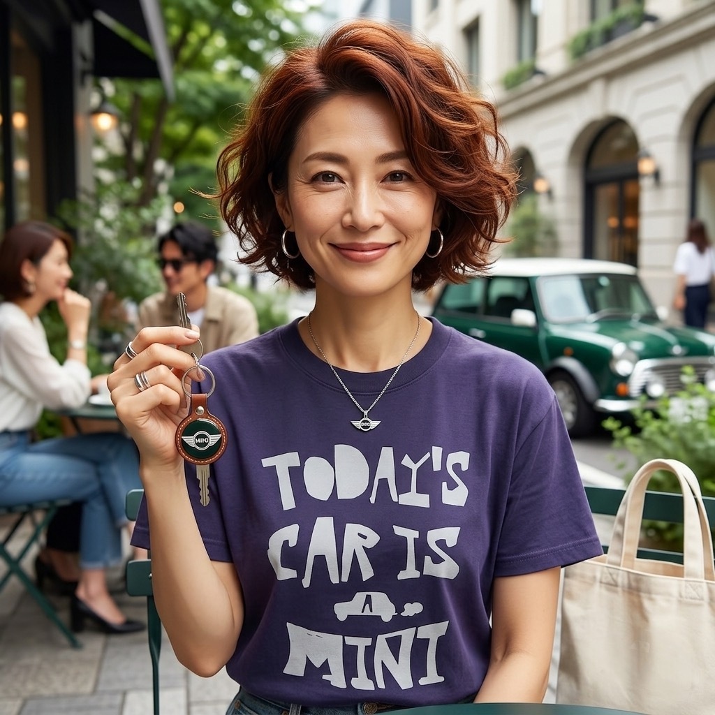 TODAY’S CAR IS A MINI（今日の車はミニ）Tシャツ