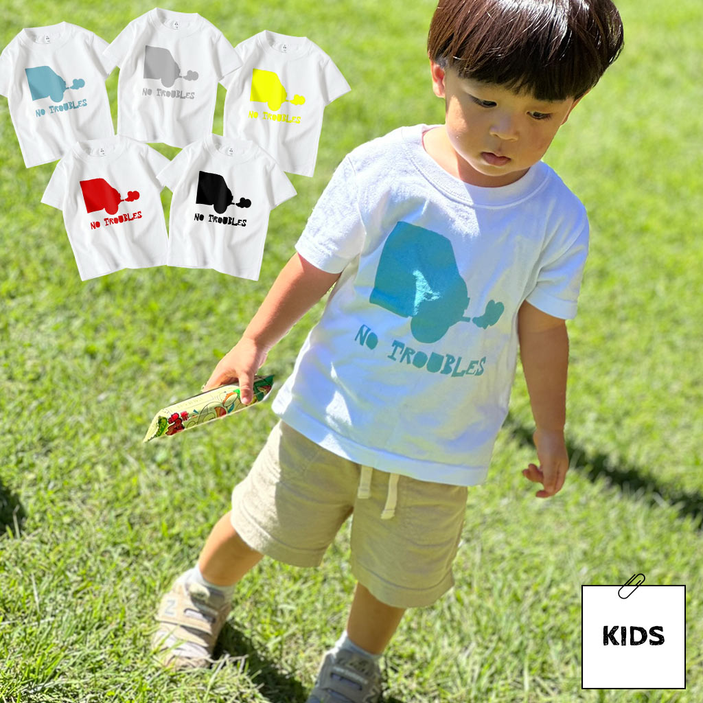 no troubles キッズ Tシャツ