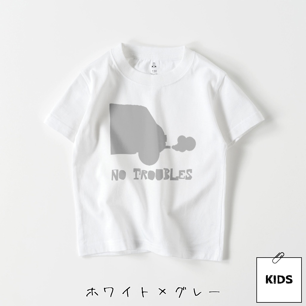 no troubles キッズ Tシャツ