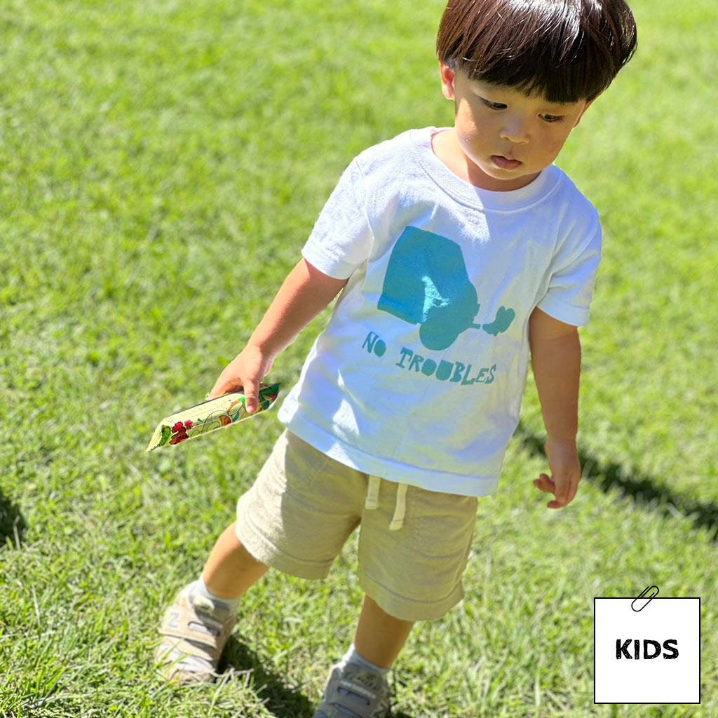 no troubles キッズ Tシャツ
