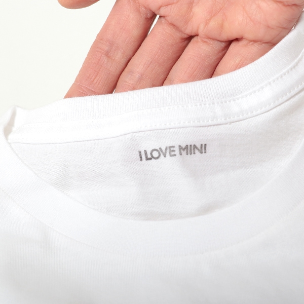 ジョンレノン ミニクーパー ナンバー オーガニックコットン「John's MINI Tシャツ」(ホワイト/ブラック)