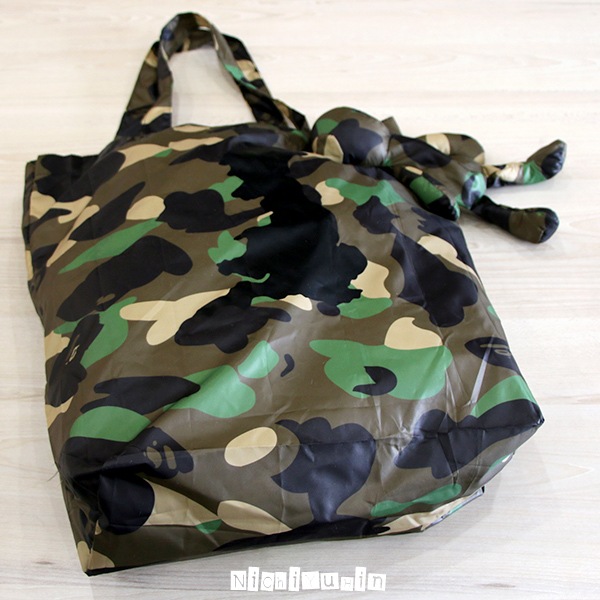 エコバッグ（折りたたみ）-クラシックミニの相棒に「クマのPaul 折りたたみエコバッグ」