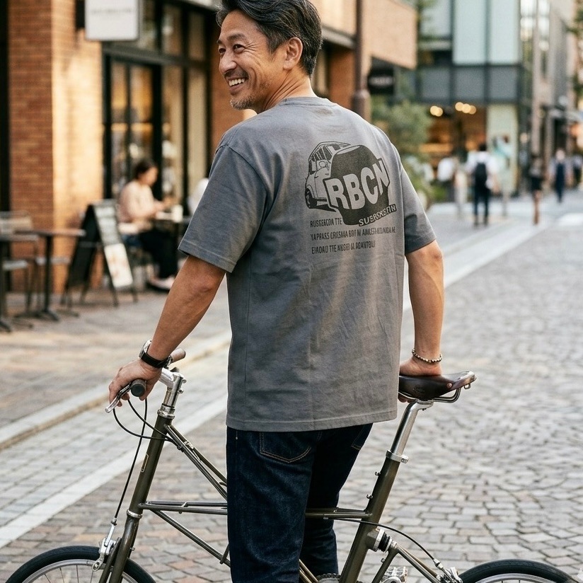 mini RUBBER CONE ビッグシルエットTシャツ