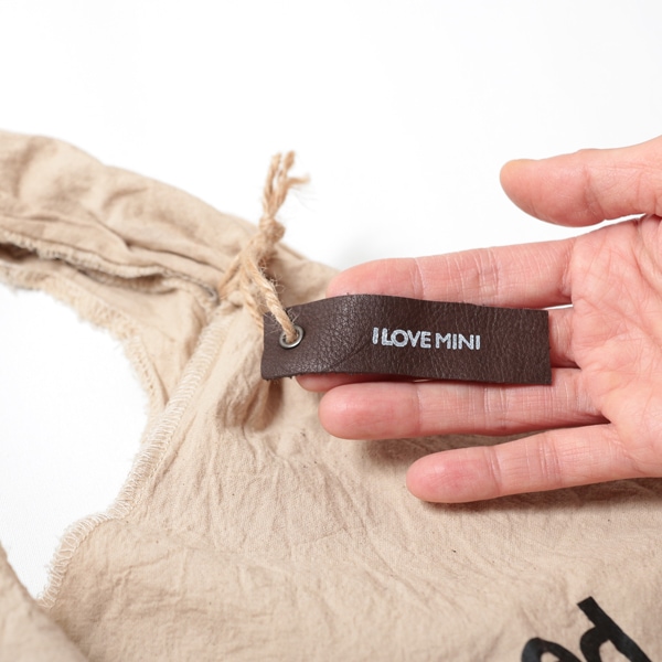 エコバッグ(折りたたみ)-おしゃれで人気の手染めエコバッグ「Vicky & Mini BAG」(Coffee)