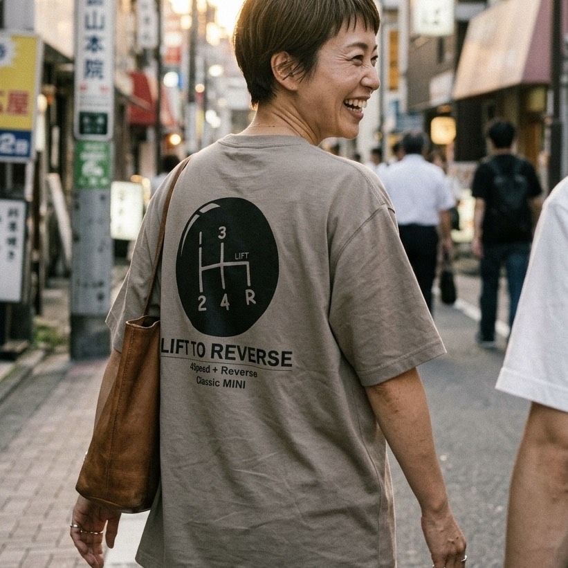 Classicmini シフトパターン ビッグシルエットTシャツ2026