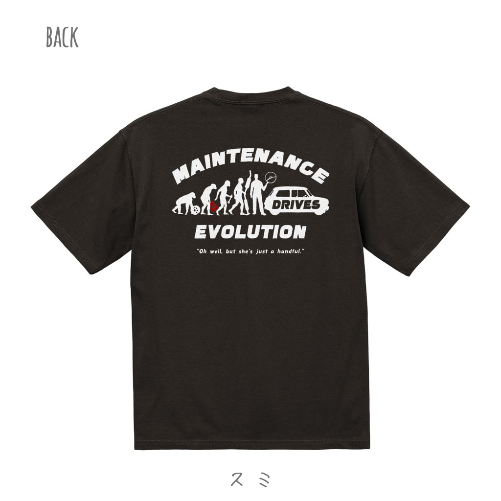 MINI MAINTENANCE ビッグシルエットTシャツ