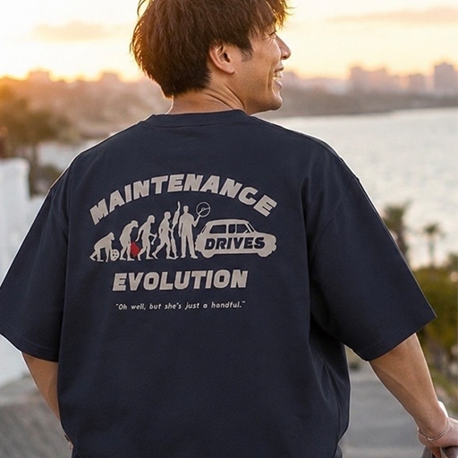 MINI MAINTENANCE ビッグシルエットTシャツ