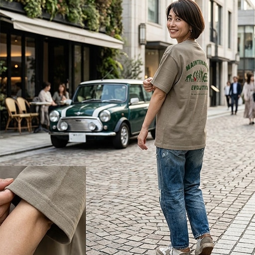 MINI MAINTENANCE ビッグシルエットTシャツ