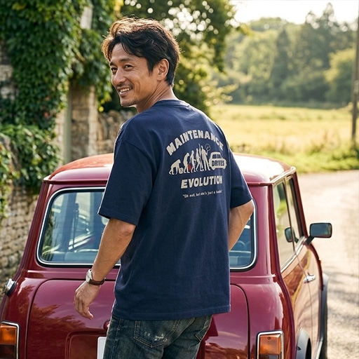MINI MAINTENANCE ビッグシルエットTシャツ