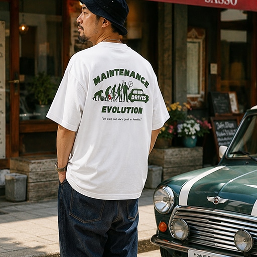 MINI MAINTENANCE ビッグシルエットTシャツ