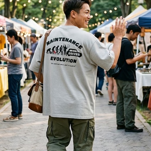 MINI MAINTENANCE ビッグシルエットTシャツ