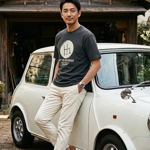 Classicmini シフトパターン ベーシックTシャツ 2026 フロントver.