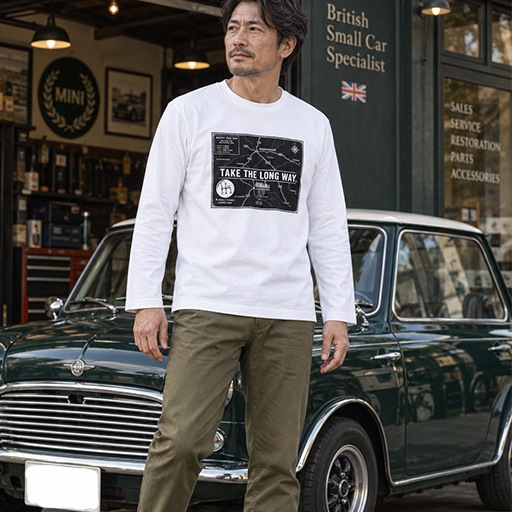 TAKE THE LONG WAY. ロードマップ ロングTシャツ