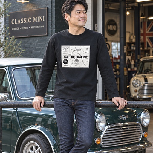 TAKE THE LONG WAY. ロードマップ ロングTシャツ