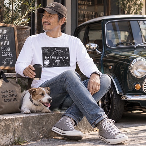 TAKE THE LONG WAY. ロードマップ ロングTシャツ